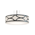 AFX Lake 3 Light 24" Wide Pendant Black / White
