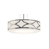 AFX Lake 3 Light 24" Wide Pendant Painted Nickel / White