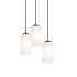 AFX Leo 3 Light 18" Wide Multi Light Pendant Black