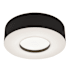 AFX Montclair 19" Wide LED Flush Mount Drum Ceiling Fixture Black