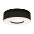 AFX Montclair 24" Wide LED Flush Mount Drum Ceiling Fixture Black / White