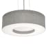 AFX Montclair 3 Light 15" Wide Suspension Pendant Satin Nickel