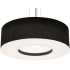 AFX Montclair 4 Light 30" Wide Pendant Satin Nickel / Black / White