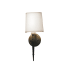 AFX Montrose 18" Tall ADA LED Bathroom Sconce with Fabric and Acrylic Shade Oil-Rubbed Bronze