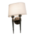 AFX Montrose 18" Tall Double Wide ADA LED Bathroom Sconce with Fabric and Acrylic Shade Oil-Rubbed Bronze