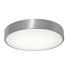 AFX Octavia 19" Wide LED Flush Mount Drum Ceiling Fixture Brushed Aluminum