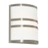 AFX Plaza 2 Light 11" Tall Wall Sconce Brushed Nickel