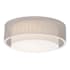 AFX Sanibel 23" Wide LED Flush Mount Drum Ceiling Fixture White
