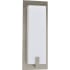 AFX Sinclair 10" Tall ADA Commercial LED Bathroom Sconce with Acrylic Shade Satin Nickel