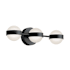 AFX Verona 3 Light 22" Wide LED Vanity Light Black