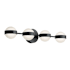AFX Verona 4 Light 30" Wide LED Vanity Light Black