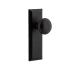 Ageless Iron Keep - Modern Farmhouse Black Iron Non-Turning Two-Sided Round Dummy Door Knob Set Black Iron