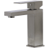 ALFI brand Square Single Lever Bathroom Faucet Brushed Nickel