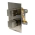 ALFI brand Single Function Thermostatic Valve Trim Only with Double Knob Handle Brushed Nickel