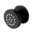 ALFI brand Single Function Round Brass Body Spray Black Matte