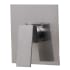 ALFI brand Shower Valve Mixer with Square Lever Handle Brushed Nickel