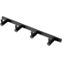 ALFI brand Quadruple Robe Hook Rack Black Matte