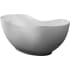 ALFI brand 66" Resin Soaking Bathtub for Free Standing Installations with Center Drain, Pop-Up Drain Assembly and Overflow Matte White