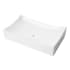 ALFI brand 25-3/4" Rectangular Porcelain Vessel Bathroom Sink and 0 Faucet Holes at 0" Centers White