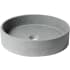ALFI brand 16-3/4" Circular Concrete Vessel Bathroom Sink Concrete