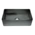 ALFI brand 32-5/8" Farmhouse Single Basin Fireclay Kitchen Sink Concrete