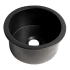 ALFI brand 18-1/2" Undermount Single Basin Fireclay Kitchen Sink Black Matte