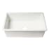 ALFI brand 30" Drop In Single Basin Fireclay Kitchen Sink White