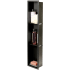 ALFI brand 8" x 36" Stainless Steel Shower Niche with Verticle Triple Shelf Matte Black