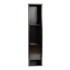 ALFI brand 8" Stainless Steel Recessed Shower Shelf Brushed Black