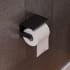 ALFI brand Wall Mounted Toilet Paper Holder Black