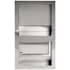 ALFI brand Recessed Euro Toilet Paper Holder with Shelf Brushed Stainless Steel