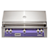Alfresco 93,300 BTU 42 Inch Wide Liquid Propane Built-In Grill with 5 Burners and EZ-Lift™ Hood Assist Blue Lilac
