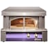 Alfresco 30 Inch Natural Gas Countertop Pizza Oven with Removable Glass Doors and Thermostat Blue Lilac