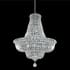 Allegri Betti 18 Light 25" Wide Crystal Empire Chandelier Chrome / Clear Firenze