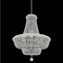 Allegri Napoli 21 Light 34" Wide Empire Chandelier with Crystal Accents Polished Chrome