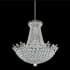 Allegri Treviso 21 Light 30" Wide Crystal Empire Chandelier Chrome / Clear Firenze