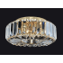 Allegri Julien 2 Light 9-1/2" Wide Flush Mount Drum Ceiling Fixture 18K Gold / Clear Firenze