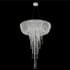 Allegri Cascata 3 Light 32" Wide Crystal Chandelier Chrome / Clear Firenze