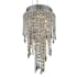 Allegri Tenuta 10" Wide Waterfall Chandelier with Firenze Crystal Chrome