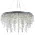 Allegri Tenuta 10 Light 16" Wide Crystal Pendant Polished Chrome