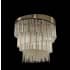 Allegri Espirali Convertible 9 Light 27" Wide Crystal Chandelier / Flush Mount Ceiling Fixture Brushed Champange Gold / Clear Firenze