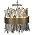 Allegri Glacier 2 Light 10" Wide LED Pendant Brushed Champagne Gold