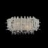 Allegri Cielo 19" Wide Bath Bar with Firenze Crystal Chrome
