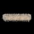 Allegri Cielo 34" Wide Bath Bar with Firenze Crystal Chrome