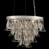 Allegri Carmella 14" Wide Pendant with Firenze Crystal Chrome