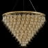 Allegri Carmella 36" Wide 11 Tier Waterfall Chandelier with Firenze Crystal Brushed Brass