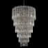 Allegri Pandoro 33" Wide 6 Tier Waterfall Chandelier with Firenze Crystal Chrome