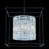 Allegri Joni 27" Wide Pendant with Firenze Crystal Matte Black