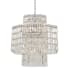 Allegri Livelli 12 Light 25" Wide Crystal Pendant Polished Chrome