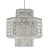 Allegri Livelli 16 Light 33" Wide Crystal Pendant Polished Chrome